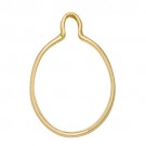 14k Yellow 1-Ring Oval Wrap Tite