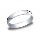 14k White Gold Comfort Fit Band 4 mm