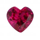 Heart Shape Synthetic Ruby