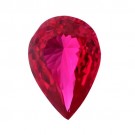 Pear Shape Synthetic Ruby