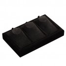 3-Compartment Neck Form Trays in Obsidian, 9" L x 5.5" W