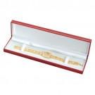 "Designer" Standard Bracelet Box in Coral & Diamond (Case/144 in 1-Pc. Slip)