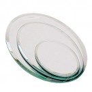 3-Piece Set of Oval Beveled Mirrors, 2 - 7" W