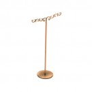 Multi-Pair Fish-Hook Earring Stands in Copper, 6.5" H