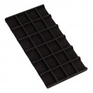 24-Compartment Inserts for Full-Size Utility Trays in Jet, 14.13" L x 7.63" W