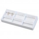 6-Pair Stackable Drop Earring Trays in Pearl, 8.5" L x 3.5" W