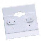 1.5" x 1.5" Hang Cards - White