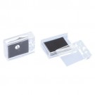 Acrylic Gem Boxes w/Reversible Flat-Foam Inserts, 3" L x 1.5" W