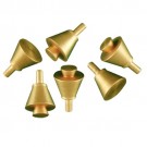 Set Of 6 Brass Pins