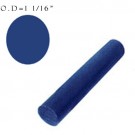 1 1/16" Solid Wax Tube Blue