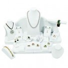 24-Piece Combination Jewelry Display Set in Pearl