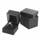 "Stealth" Single Ring Slot Box in Matte Black