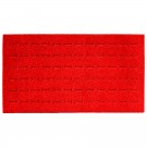 72-Slot Econo-Foam Ring Inserts for Full-Size Utility Trays in Red, 14.13" L x 7.63" W