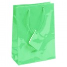 Glossy Tote-Style Gift Bags in Seafoam, 3" L x 3.5" W