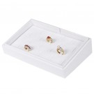 18-Clip Angled Ring Display Trays in Pearl, 9" L x 6" W