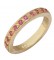 14k Yellow Gold Pink Sapphire Toe Ring