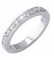 14k White Gold Eternity Diamond Toe Ring