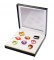 Set of 8 Extra-Large Fancy Colored Genuine Cubic Zirconia in Case (700 Ct. Weight)