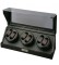 Diplomat "Gothica" 6-Watch Winder in Bold Black & Red
