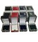 "Heirloom" Leatherette Square Stud Earring or Pendant Box in Assorted Colors