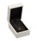 "Moderna" Pendant Box in Piano White & Charcoal Gray
