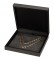"Moderna" Necklace Box in Piano Black & Charcoal Gray