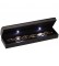 "Lumina Classica" Bracelet Box in Black Ostrich & Obsidian