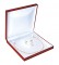 "Designer" Jewelry Set Box in Coral & Diamond (2-Pc. Packer)