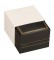"Designer" Ring Slot Box in Onyx & Jet (Case/144 in 1-Pc. Slip)