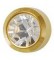 R-204-Y, DZ.  Gold Plated Pierce Earrings  Diamond - April