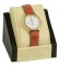 Slant-Top Single Watch Cushions on Square Base in Sandstone & Umber, 2.75" L x 2.75" W