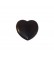 Heart Shape Flat Back Onyx