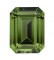 Emerald Cut Synthetic Peridot