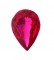 Pear Shape Synthetic Ruby