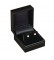 "Designer" Small Stud Earring or Pendant Box in Onyx & Jet (Case/144 in 1-Pc. Slip)