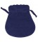 Microsuede Pouches w/Exposed Drawstring in Dark Blue, 2.5" L x 3" W