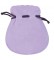 Microsuede Pouches w/Exposed Drawstring in Lavender, 2.5" L x 3" W