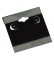 Flocked Black Hanging Display Cards for Hoop Earrings (Pk/200), 2" L x 2" W