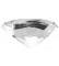 Diamond-Shaped Clear Glass Crystals, 3.94" W