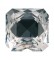 Cushion-Shaped Clear Glass Crystals, 3.15" L x 3.15" W