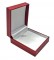 "Designer" Small Barbed Pendant Box in Coral & Diamond (2-Pc. Packer)