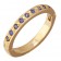 14k Yellow Gold Blue Sapphire Toe Ring