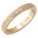 14k Yellow Gold Eternity Diamond Toe Ring