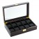 Diplomat 10 Watch Case - Locking Lid / Removable Cushion.Compartments