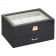 Diplomat Ten Watch Case - Cream Leatherette Inerior - Drawer & Pen/Cufflink Storage