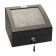 Diplomat Phantom LED Lit Quad (4) Watch Winder - Black Ebony Wood Finish / Storage Case For 5 Watches
