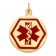 14k Yellow Medic Aid Medallion, 18.5 mm