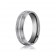 Tungsten Satin Finished Wedding Band With Polished Center Trim 6 mm