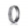 Tungsten Satin Finished Wedding Band With High Polished 6 mm