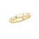 14k Yellow Gold Wedding Band w/ Beveled Edges 4 mm